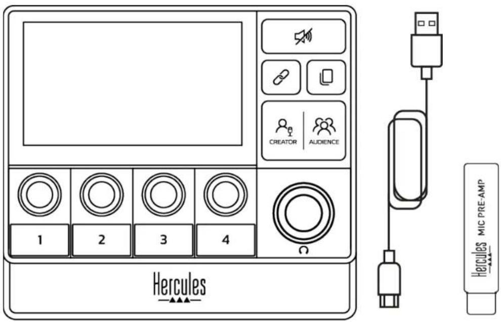 HERCULES STREAM 200 XLR - 包装清单 - 1