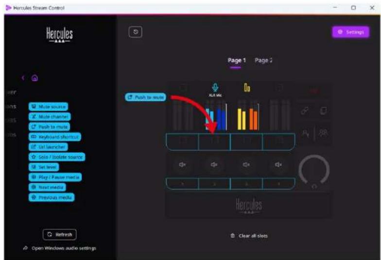 HERCULES STREAM 200 XLR - Actions (İşlemler) - 2