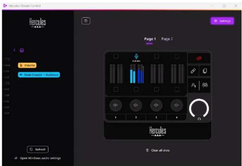 HERCULES STREAM 200 XLR - 主な機能 - 2