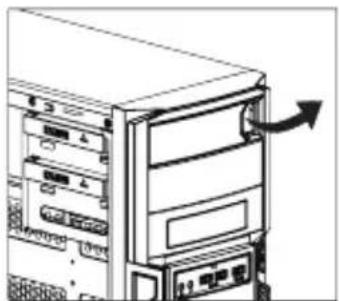 ZALMAN ZM-Z1 - 4-1) ODD Installation / ODD 설치 - 1
