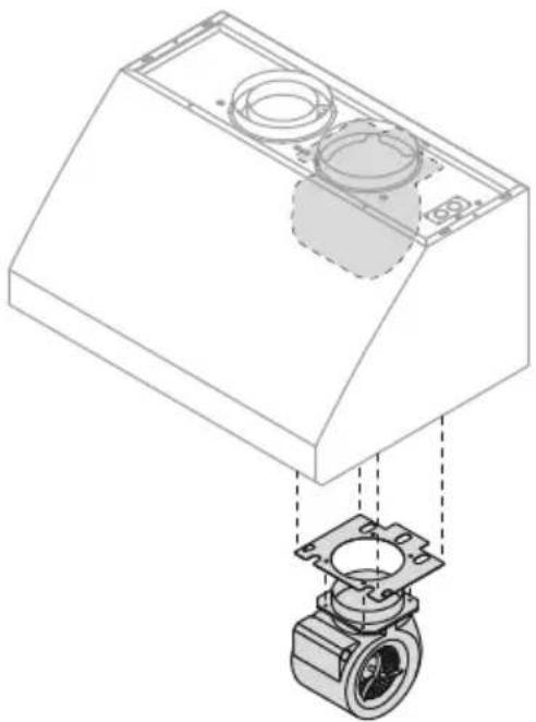 Fisher & Paykel HCB48-12N - Internal blower installation (HCB30/36/48 range hood models only) - 1