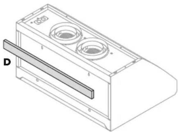Fisher & Paykel HCB48-12N - Installation avec montage au mur - 2