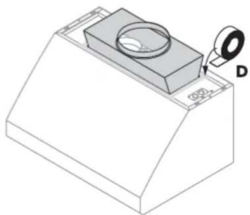 Fisher & Paykel HCB30-6N - Assemblage de la transition de conduit - 2