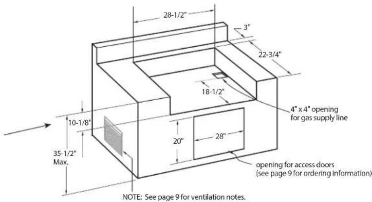 Fisher & Paykel BFGC-30BGD-N - BUILT-IN CONSTRUCTION DETAILS - 2