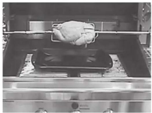 Fisher & Paykel BH1-30R-N - POUR ALLUMER LE BRÛLEUR DE RÔTISSERIE AVANT DE FAIRE CUIRE : - 1
