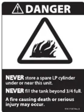 Fisher & Paykel BFGC-30BGD-L - WARNING! - 1