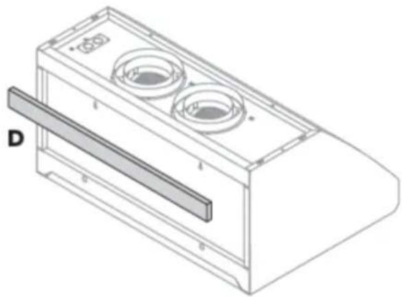 Fisher & Paykel HCB36-6N - Wall mounting installation - 2