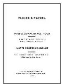 Fisher & Paykel HCB36-6N - MISE EN GARDE! - 2
