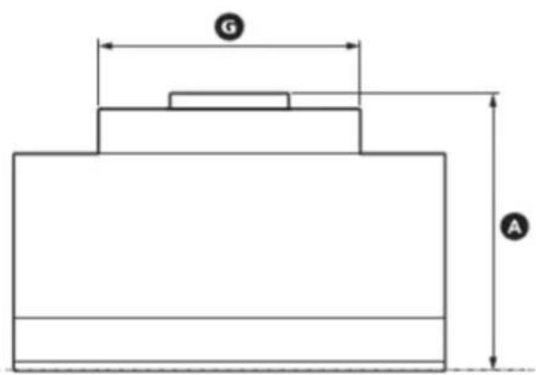Fisher & Paykel HCB36-6N - Dimensions du produit - 2
