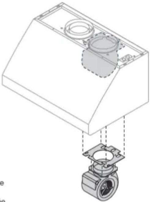 Fisher & Paykel HCB36-6N - Installation du ventilateur interne (modèles HCB30/36/48 uniquement) - 3
