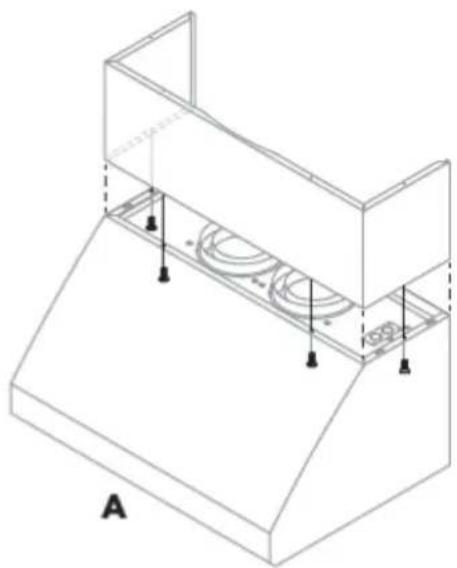 Fisher & Paykel HCB36-6N - Duct cover installation - 1