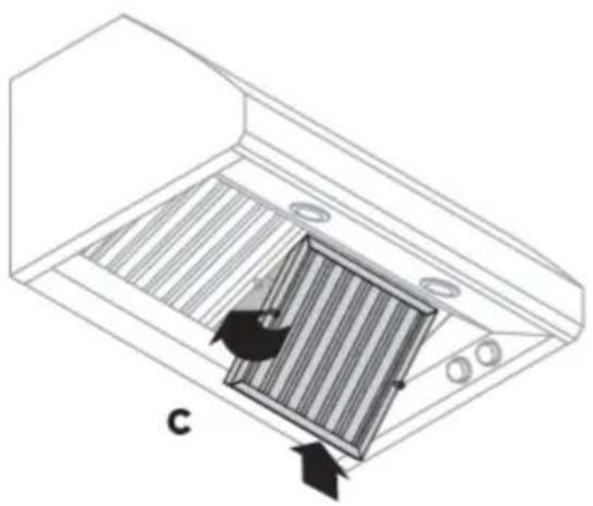 Fisher & Paykel HCB36-6N - To remove the filters: - 4