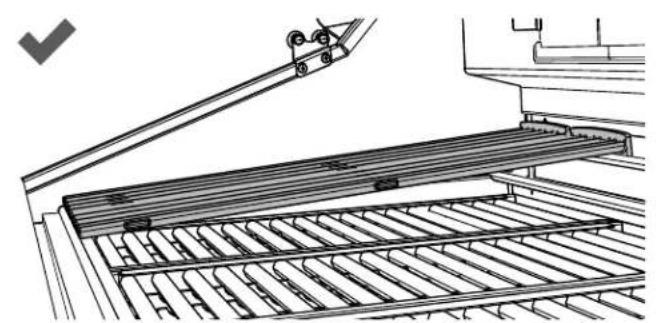 Fisher & Paykel BE1-48RC-N - Grate positions - 1