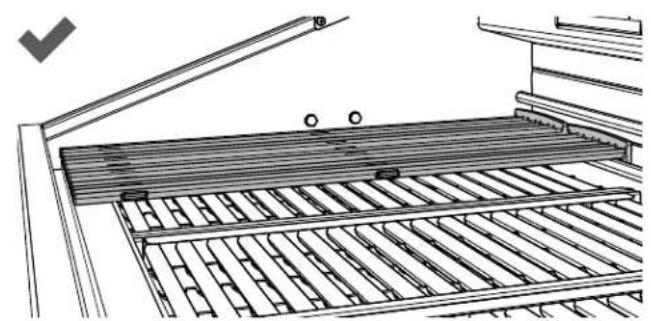 Fisher & Paykel BE1-36RC-L - Grate positions - 2