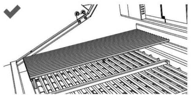Fisher & Paykel BE1-36RC-L - Grate positions - 3