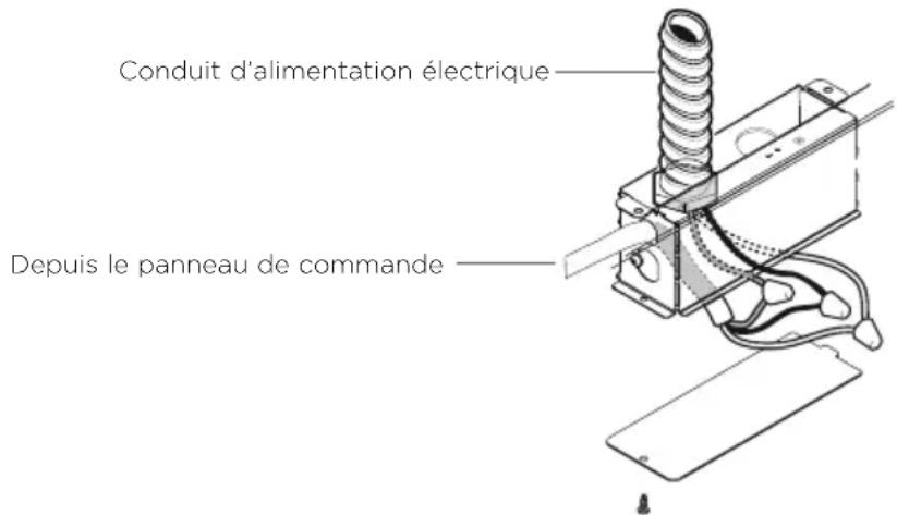 Fisher & Paykel HCB36-12N - Raccordement électrique du ventilateur interne de la hotte (modèles HCB30/36/48 uniquement) - 1