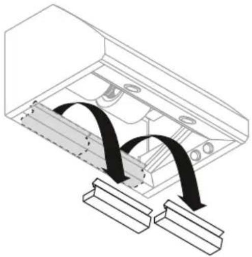 Fisher & Paykel HCB36-12N - To remove the grease trays: - 1