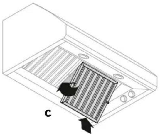 Fisher & Paykel HCB36-12N - To replace the filters: - 1
