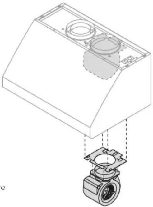 Fisher & Paykel HCB36-12N - Installation du ventilateur interne (modèles HCB30/36/48 uniquement) - 1