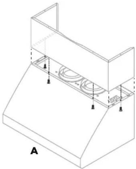 Fisher & Paykel HCB36-12N - Duct cover installation - 1