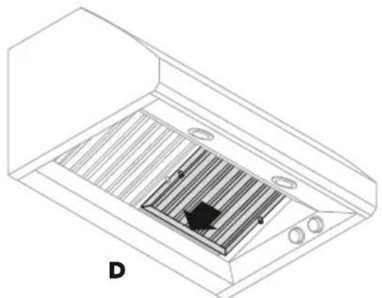 Fisher & Paykel HCB36-12N - To replace the filters: - 2