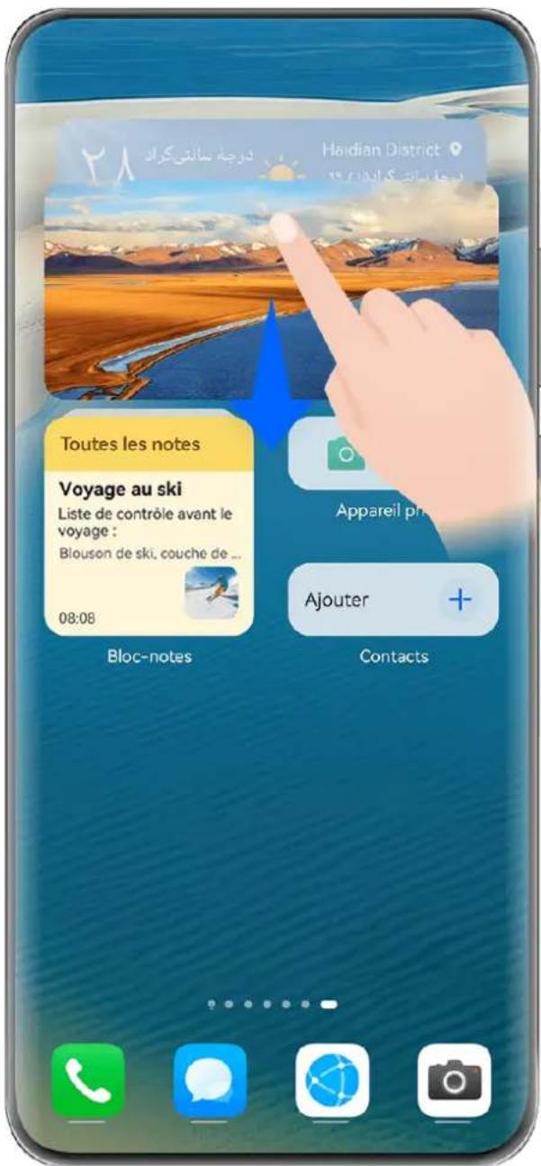 HUAWEI Nova 12i - Empilement des widgets de service - 1