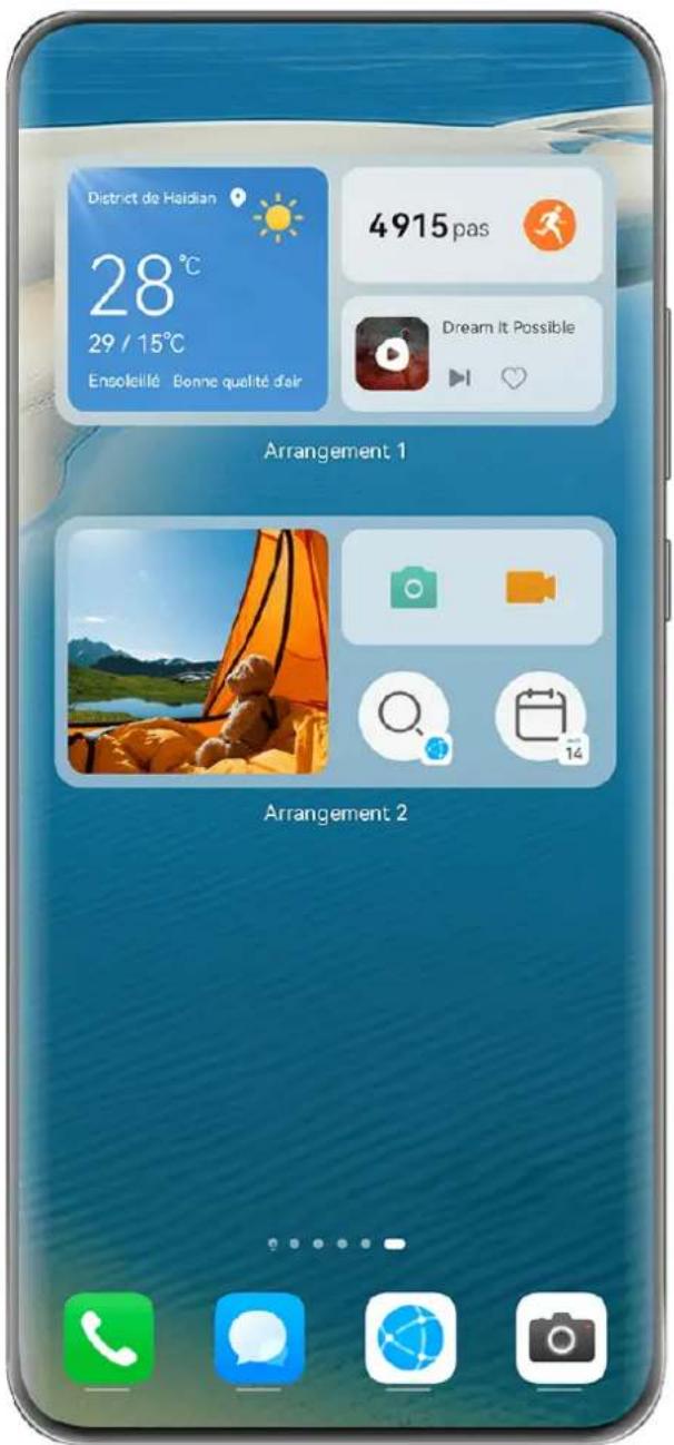 HUAWEI Nova 12i - Combiner des widgets de service - 1