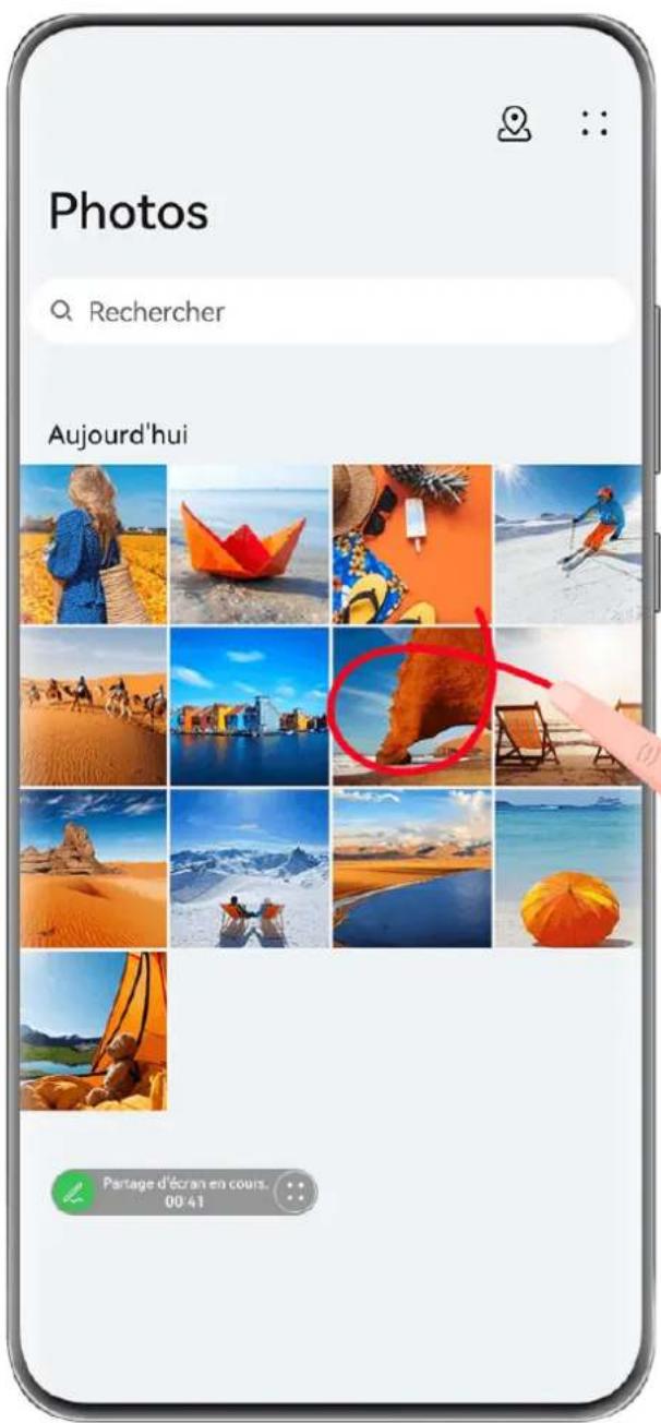 HUAWEI Nova 12i - Partager l'écran de votre appareil pendant un appel MeeTime - 1