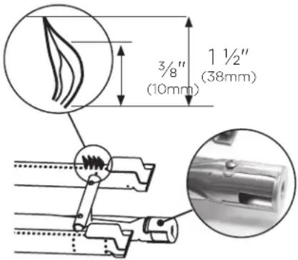 Fisher & Paykel BH1-36R-L - Grill burner air adjustment - 1