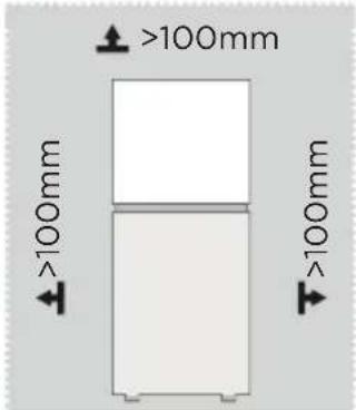 MIDEA MRT16D2BST - Dimensions and Clearances - 1