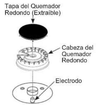 Café CGP95302MS1 - Retiro de los Quemadores Superficiales para su Limpieza - 1