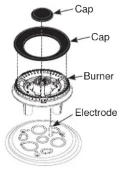 Café CGP70362NS1 - Removal of Surface Burners for Cleaning - 2