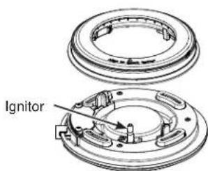 Café CGU486P4TW2 - To replace the burner parts for Inspiral Burner: - 3