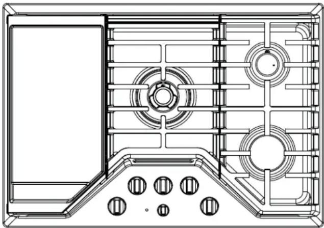 Café CGP95362MS1 - Préchauffage du gril - 1