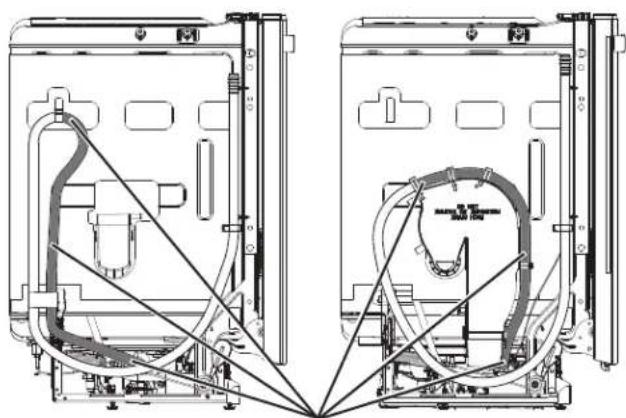 Café CDT875M5NS5 - STEP 7 INSTALL DRAIN HOSE, THROUGH CABINET - 1