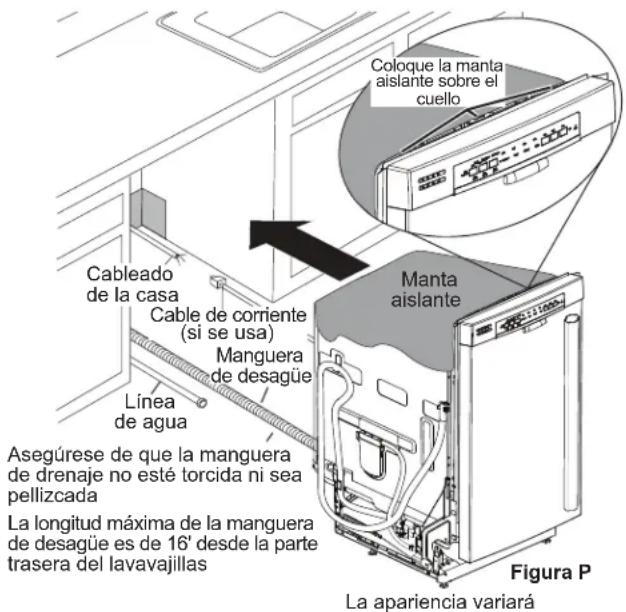 Café CDT875M5NS5 - PASO 7 INSTALE LA MANGUERA DE DESAGÜE A TRAVÉS DEL GABINETE - 3
