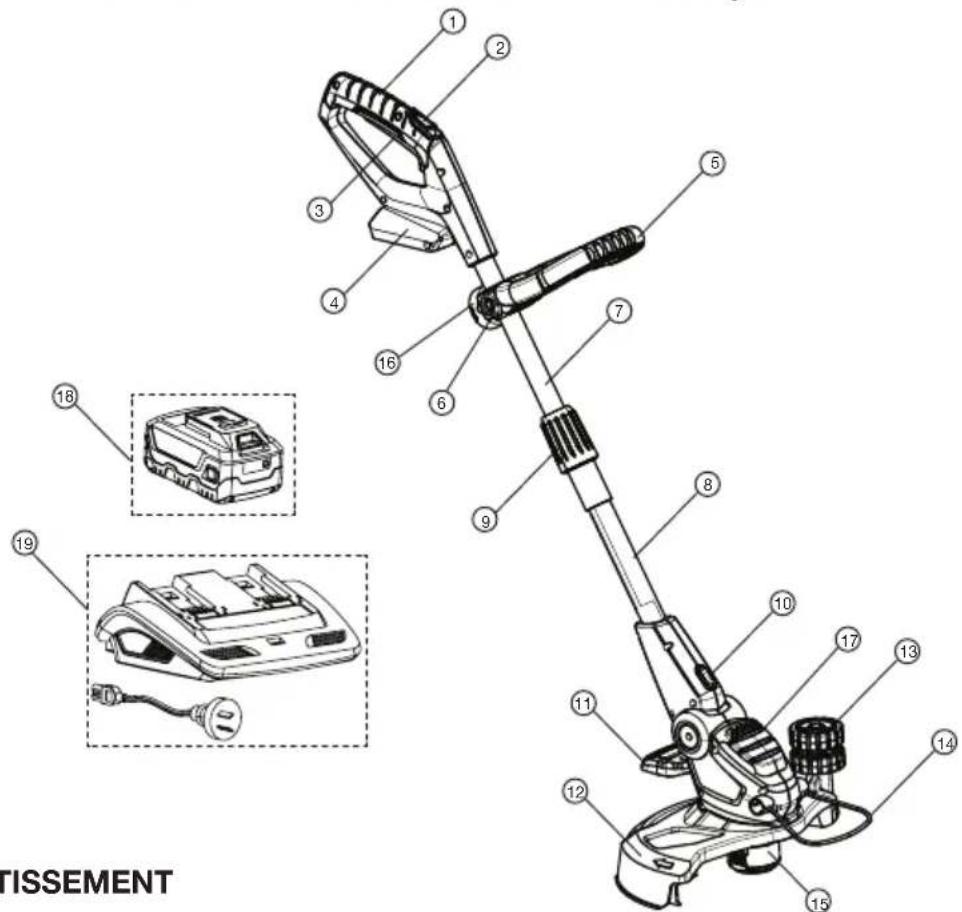 MURRAY IQ18GTK - Caractéristiques et éléments fournis - 1