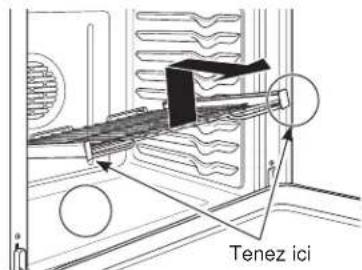 Café CTS90DM2NS5 - Pour retirer une grille coulissante : - 3