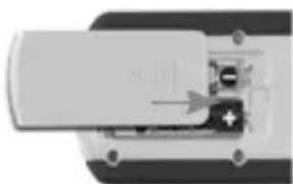 Laserliner Quadrum Compact - Isättning av batterier i fjärrkontrollen - 1