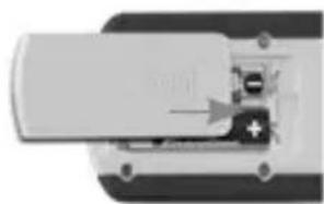Laserliner Quadrum Compact - Mise en place des piles dans la télécommande - 1