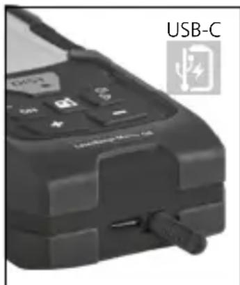 Laserliner LaserRange-Master Gi8 Pro - Gebruik van de lithium-ionen-accu - 1
