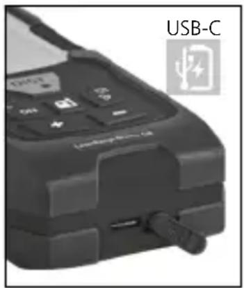 Laserliner LaserRange-Master Gi8 Pro - Uso della batteria ricaricabile al litio-ioni - 1