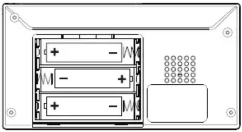 Amplicomms TCL 250 - Batterijen inleggen - 1