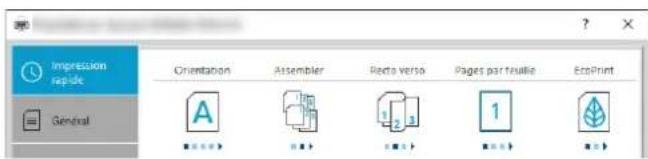 Impression rapide General Orientation Assembler Recto verso Pages par traille EpoPrint