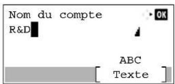 Nom du compte R&D ABC Texte