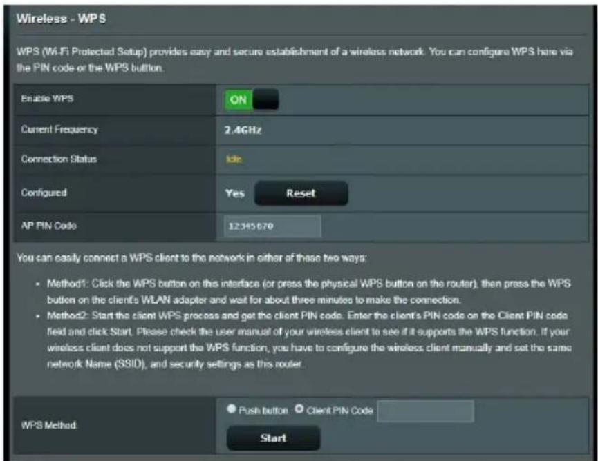 ASUS RT-BE58U - WPS - 1