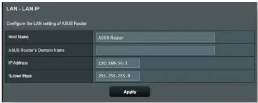ASUS RT-BE58U - Adresse IP du routeur - 1