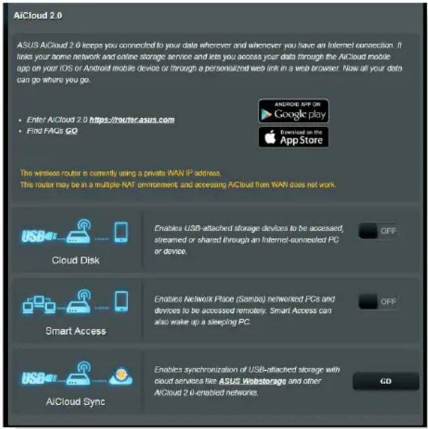 ASUS RT-BE58U - AiCloud 2.0 - 1