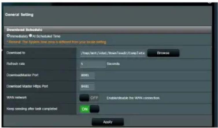 ASUS RT-BE58U - Pour utiliser Download Master : - 2