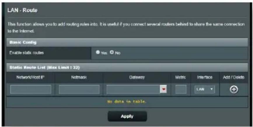 ASUS RT-BE58U - Routage - 1